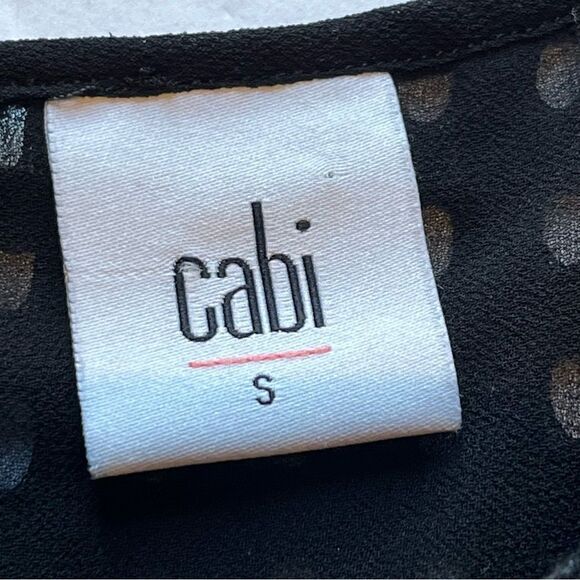 Cabi Women's Sleeveless Blouse Black and Cream Zebra Print Size Small - Picture 3 of 8